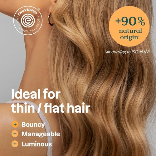 ATTITUDE Volume & Shine Shampoo Bar - Natural Soy Protein & Red Clay for Thin Hair | Vegan, 4 Oz