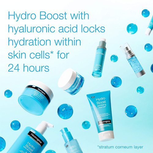 Neutrogena Hydro Boost Hyaluronic Acid Serum - Oil-Free, Non-Comedogenic Formula for Glowing Skin | 1 fl. oz