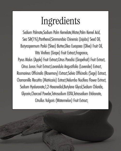 BRMUD Relief Mud Gua Sha Mud Bar Soap - Mud Mask Massager Cleansing Bar for Face and Body - V Line Lifting, Sebum Cleansing, Moisturizing - Shea Butter, Panthenol, Jojoba Seed Oil, 2.99 oz.