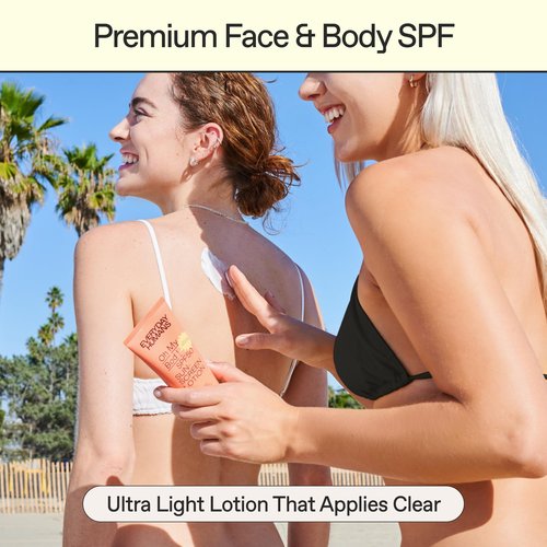 Everyday Humans Oh My Bod SPF50 Face & Body Sunscreen Lotion 3.4 oz - Pack of 2