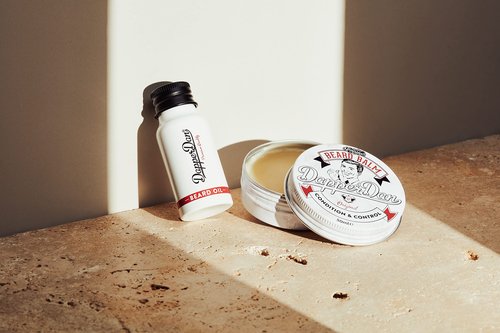 Dapper Dan Nourishing Beard Balm, Blend of Essential Oils And Waxes to Shape, Style and Nourish Moustaches and Beard, Vanilla and Raspberry Scent, 1.69 fl oz