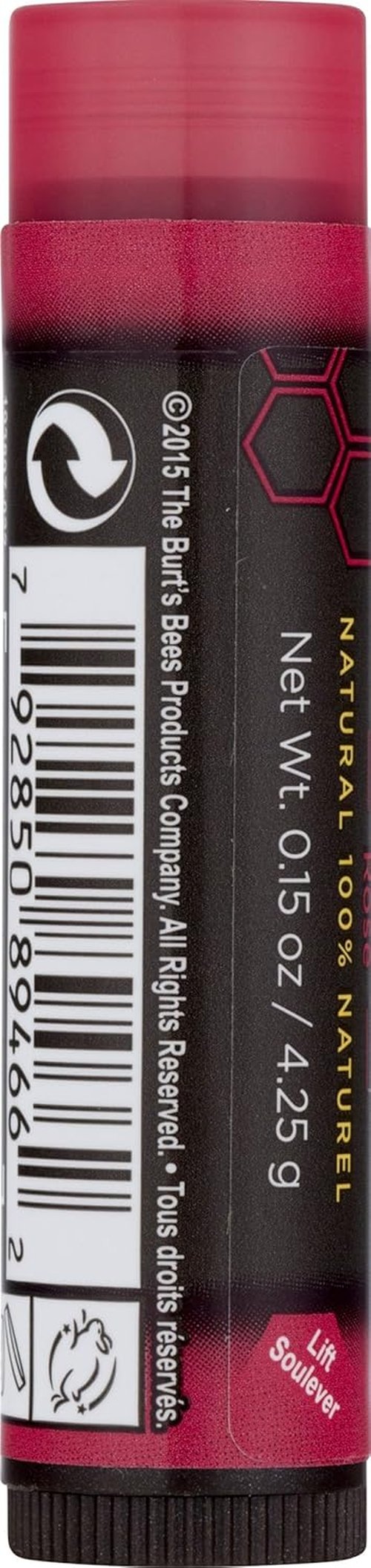Burt's Bees Rose Tinted Lip Balm - Hydrating Color & Nourishment | 4.25g