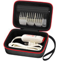 Case for Wahl Professional Peanut Classic Clipper/Trimmer #8685, 8655-200, 8081, 8035 and Attachment Clippers Comb Blade Accessories- Black