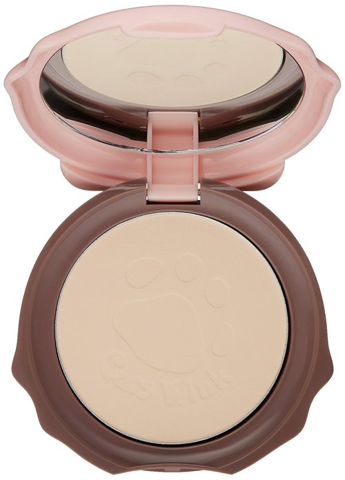 TONYMOLY Cats Wink Clear Pact - Lightweight Clear Skin Powder for Flawless Finish | 01 Clear Skin