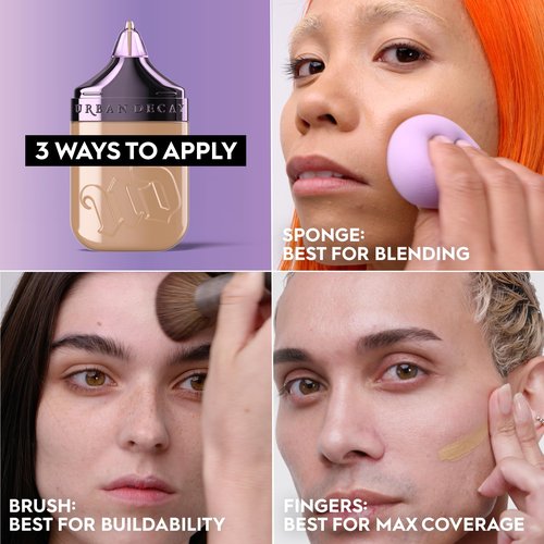 Urban Decay Face Bond Self-Setting Waterproof Foundation, Medium Coverage, Natural Matte Finish, 3% Niacinamide Serum Improves Skin Texture Feel, Transfer-Resistant, Sweat-Proof, Blurs Skin - Shade 5