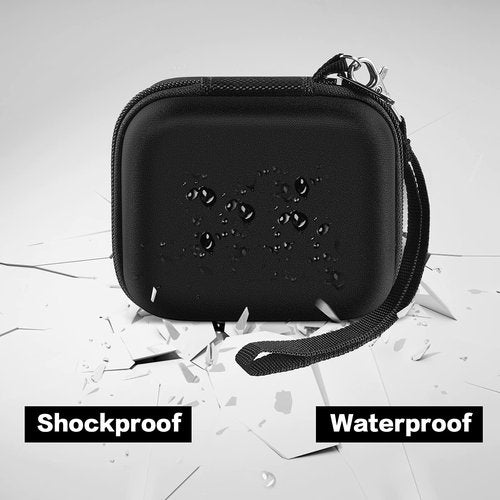 ANKHOH Case Compatible with Skull Shaver Electric Pitbull Pro Razor, Hard Travel Rotary Men Head Shavers Beard Trimmer Storage Bag with Zipper Mesh Pocket for Mustache Grooming Kit,Black-Only Box