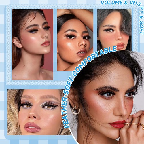 Lash Clusters 100D+200D 3D Volume Eyelash Clusters 10-18mm Thick Individual Lashes 231pcs D Curly Cluster Eyelash Extensions Soft DIY Lash Extension At Home(0.05D,100D+200D)