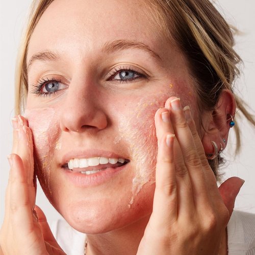 Beekman 1802 Exfoliating Face Wash - Gentle Pore Minimizing Cleanser with Jojoba Beads | 6 Fl Oz