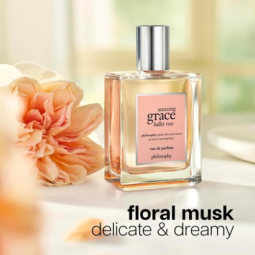 Philosophy Amazing Grace Ballet Rose - Dreamy Floral Women's Perfume with Rose, Lychee & Musk Notes