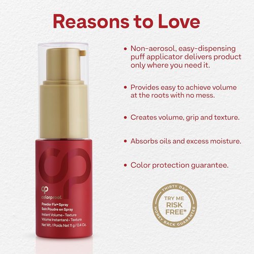 Colorproof Volume Hair Powder Spray - Talc-Free Texture Spray with Madagascar Vanilla Scent | 0.4 Fl. Oz.