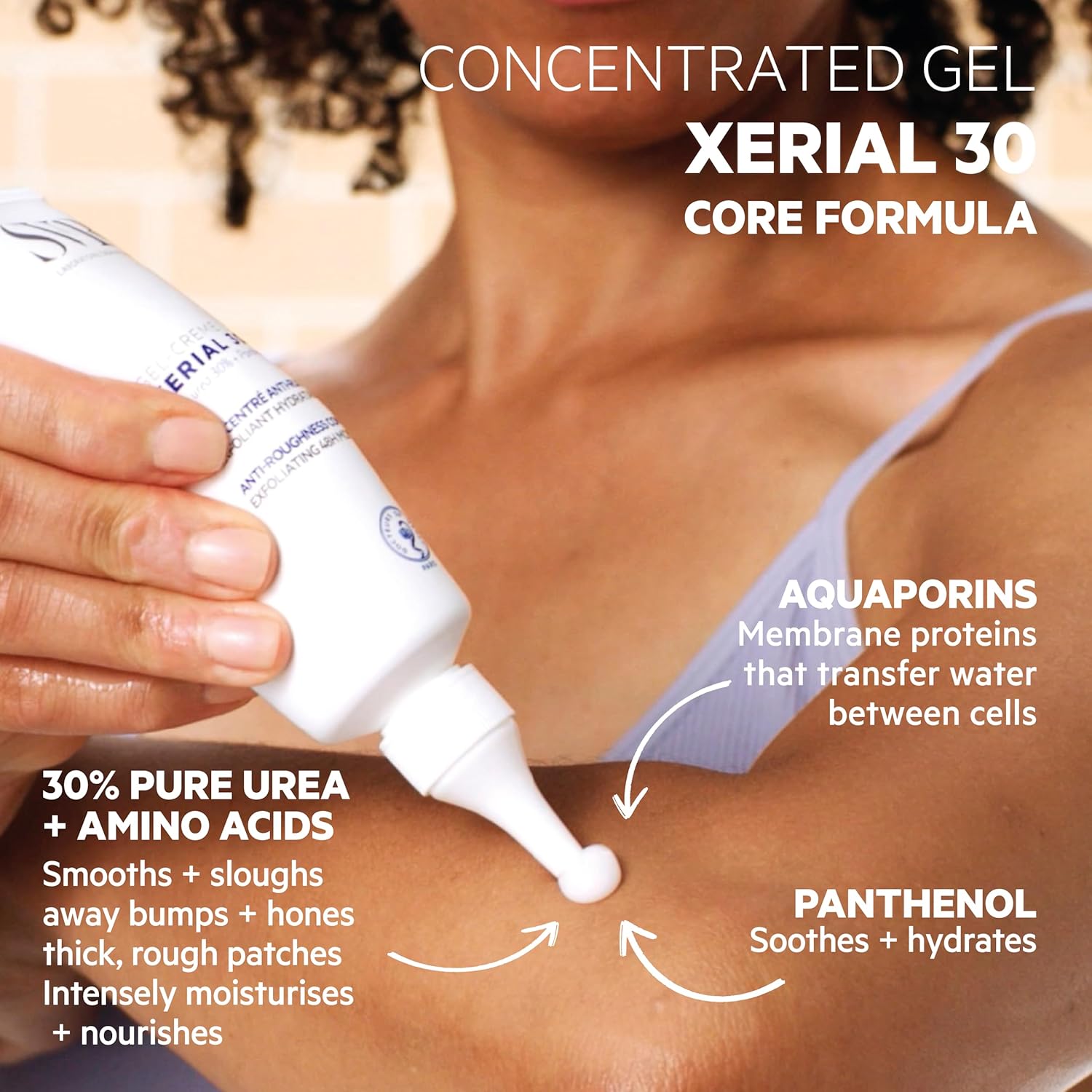 SVR Xerial 30 Body Gel Cream - Powerful 48HR Moisturizer & Exfoliant for Dry Skin | 2.5 fl. oz.