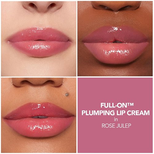 BUXOM Full-On Plumping Lip Cream - Hydrating Gloss with Peptides & Hyaluronic Acid for Fuller Lips