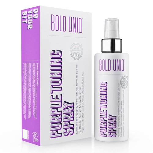 Skiennix Blonde Toner Spray - Purple Leave-In Treatment for Brassy Blonde & Gray Hair | Paraben & Sulfate Free
