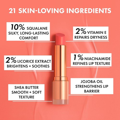 Regine Switzerland Tinted Lip Balm - Anti-Wrinkle Treatment with Deep Hydration | 002 Peach Perfect