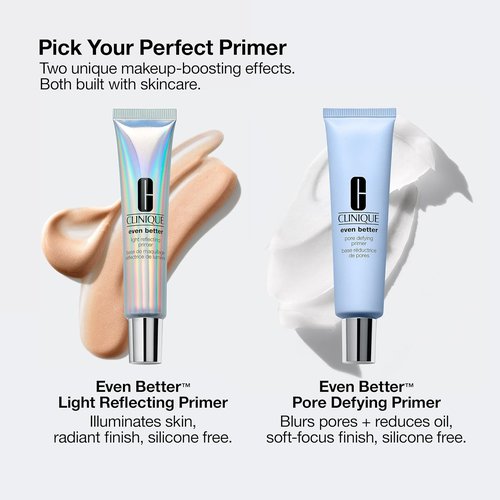 Clinique Even Better Pore Defying Face Primer - Hyaluronic Acid & Niacinamide | Blurs Pores & Reduces Shine