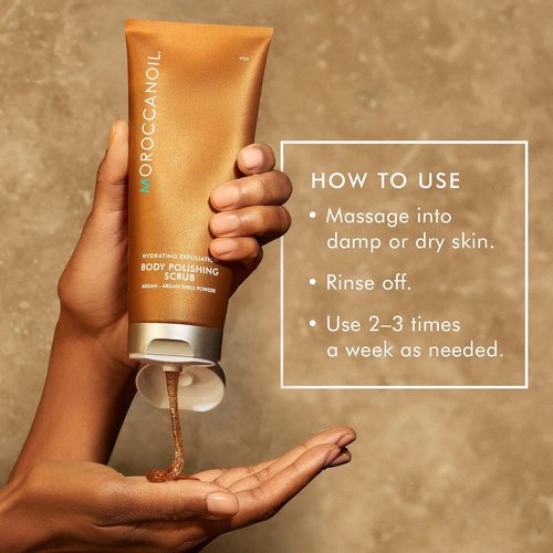 Moroccanoil Body Polishing Scrub - Exfoliating Formula for Smooth Skin | 6.7 Fl. Oz