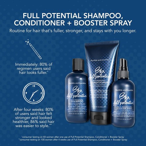 Bumble and bumble. Full Potential Hair Preserving Shampoo - Exfoliates & Prevents Breakage | 6.7 Fl Oz