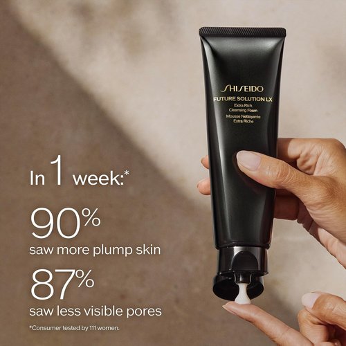 Shiseido Future Solution LX Cleansing Foam - Extra Rich Formula for Smooth, Vibrant Skin - 125 mL