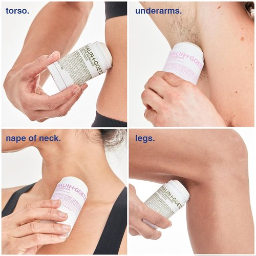 MALIN+GOETZ Deodorant - Eucalyptus & Bergamot Scents | Aluminum-Free Gel Stick | Vegan & Cruelty-Free (2.6oz & 1oz)