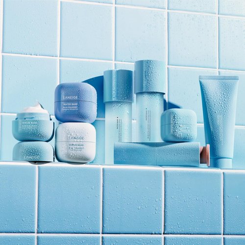 LANEIGE Water Bank Blue Hyaluronic Eye Cream - Hydrating Treatment with Niacinamide & Caffeine for Brightening & Puffiness Reduction