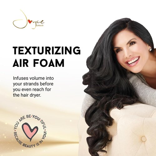 Joyce Giraud Texturizing Air Foam - Adds Volume & Texture with Frizz Control | 6.76 Oz