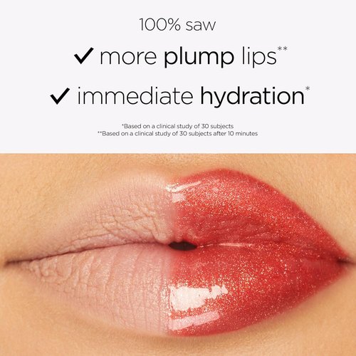Tarte Maracuja Juicy Shimmer Glass Lip Plump - Hydrating Lip Gloss Balm with Hyaluronic Acid & Vitamin E, Vegan & Cruelty-Free