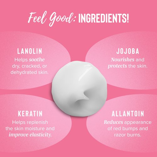 Coochy Shave Cream - Moisturizing Shave Lotion - Gentle Intimate Shaving Cream - For Bikini Area, Underarms, Legs & More - Rash-Free, Hydrating Formula - 32 oz, Frosted Cake
