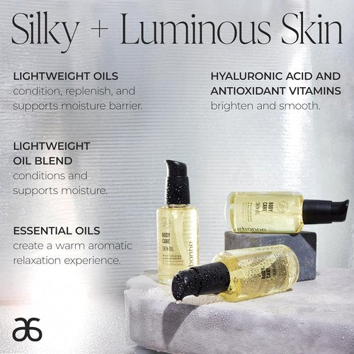 Arbonne BodyCare Skin Oil - Lightweight Moisturizing Blend with Omega Fatty Acids & Hyaluronic Acid for Radiant, Smooth Skin