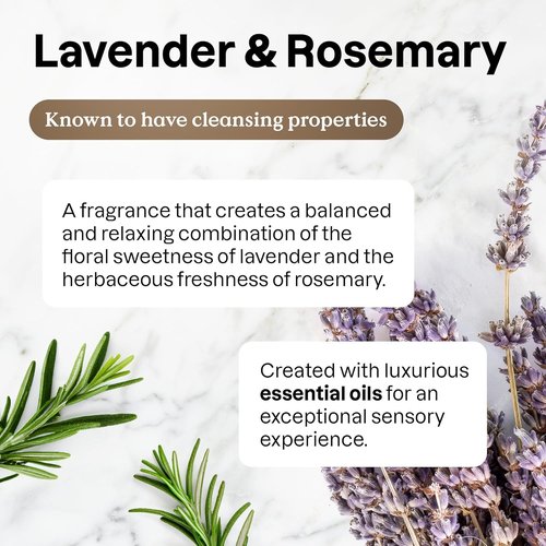 ATTITUDE Window & Mirror Cleaner Spray - Plant-Based, Streak-Free Formula with Lavender & Rosemary | 26 Fl Oz