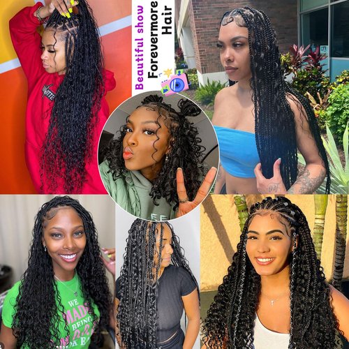 Human Braiding Hair Water Wave Bulk Human Hair For Braiding No Weft Wet And Wavy Human Hair Braiding Hair Extensions For Boho Braids 2 Bundles 100g (16inch, Natural Black)