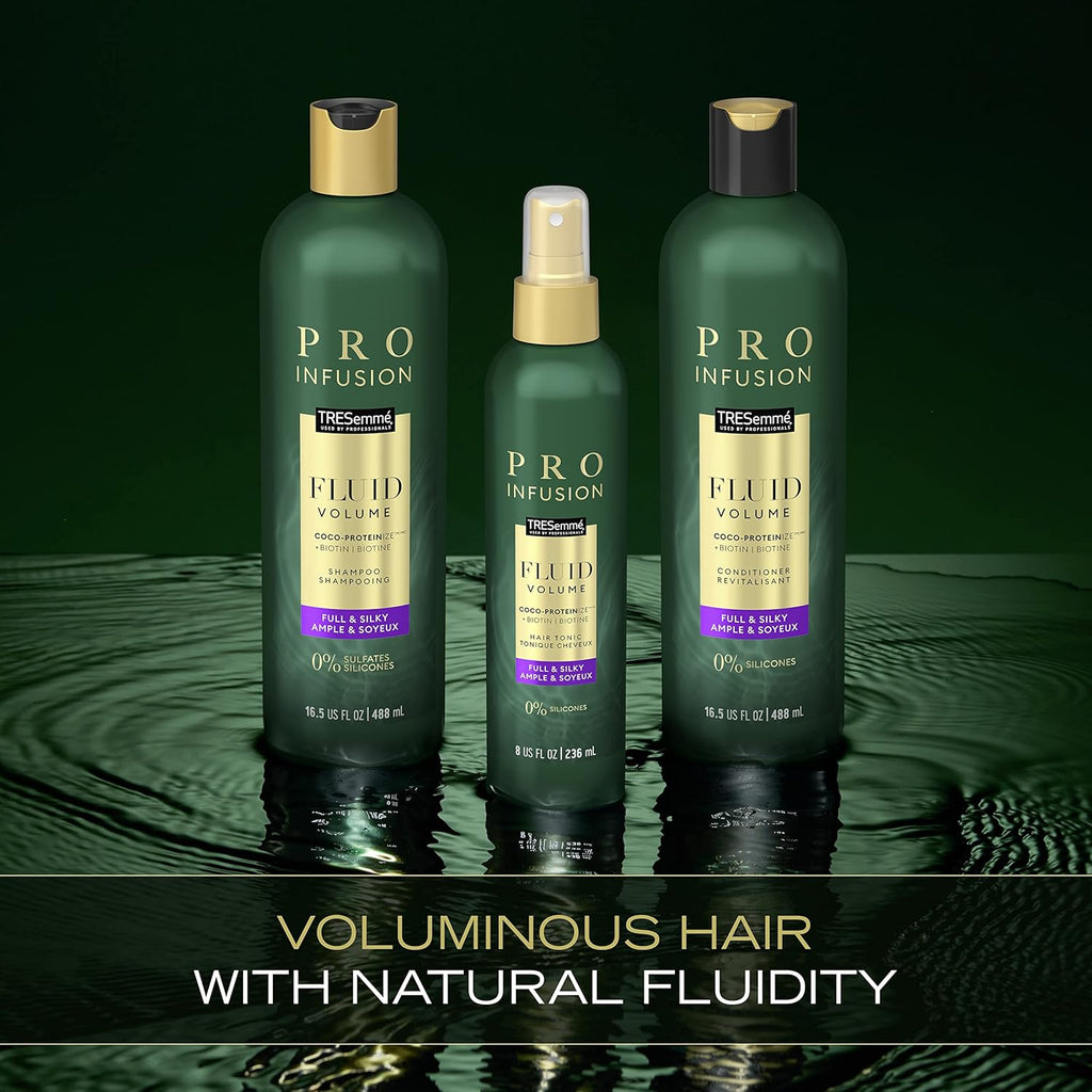 TRESemmé Volume Conditioner - Cruelty-Free Formula with Coconut & Biotin | 16.5oz for Silky Hair