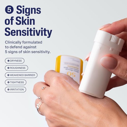 Cetaphil Sheer Mineral Sunscreen Stick - SPF 50 Broad Spectrum Protection | 0.5oz for Sensitive Skin
