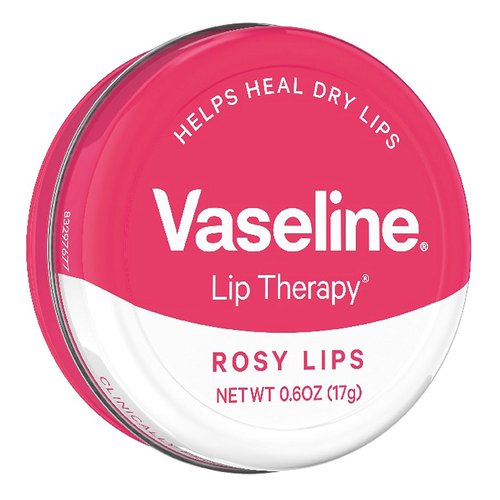Vaseline Lip Therapy Balm - Rosy Lips Moisturizing Formula | 0.6 oz Tin