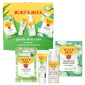 Burt's Bees Travel Size Gentle Skin Care Set - Cleanser, Towelettes, Lotion & Sheet Mask for Sensitive Skin