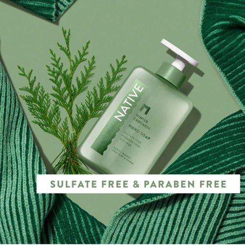 Native Holiday Hand Soap Set, Sugar Cookie and Winter Cashmere Scents, 13 Fl Oz Each, Sulfate-Free, 2-Pack