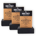 Real American Soap | Activated Charcoal & Tea Tree Oil Bar Soap (3 Pack) - Moisturizing, Long-Lasting Formula