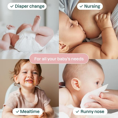 ATTITUDE Baby Water Wipes - EWG Verified, Unscented & Fragrance-Free, Gentle for Newborns | 72 Count (Pack of 3)