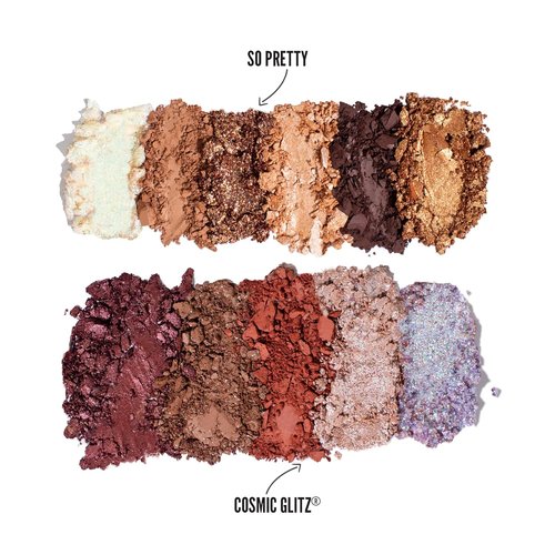 Formula Z Eye Shadow Palette - Longwearing Glitter Makeup with Richly Pigmented Universal Shades - Cosmic Glitz