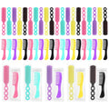 Hair Brush and Combs Bulk Individually Wrapped for Homeless,Disposable Hair Combs Bulk Hair Brushes Detangling Hairbrush for Women Shelter Nursing Hotel Church Charity Supplies100