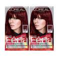 L'Oreal Paris Feria Hair Color - Multi-Faceted Shimmering Permanent Dye Kit | R48 Intense Deep Auburn, 2-Pack