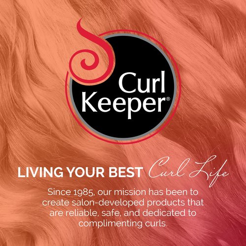 Curl Keeper Leave-In Conditioner - Lightweight Moisture for All Curl Types, Softens Hair with Silk Proteins for Shine, 12 Fl Oz