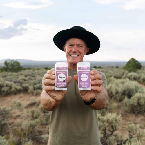 HUMBLE BRANDS Original Formula Aluminum-free Deodorant. Long Lasting Odor Control with Baking Soda and Essential Oils, Mountain Lavender, Pack of 3