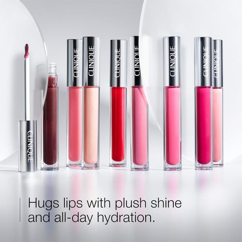 Clinique Pop Plush Creamy Lip Gloss - Hydrating Formula with Hyaluronic Acid & Natural Oils | High Shine Finish