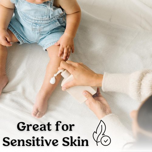 Roe Wellness Baby Lotion - Fragrance-Free Moisturizer for Sensitive Skin | Lightweight Formula for Infants and Kids