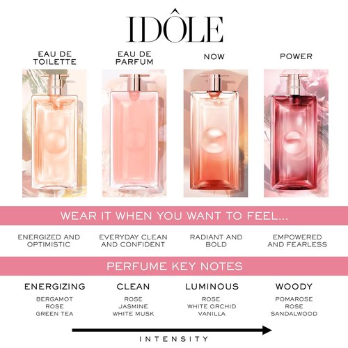 Lancôme Idôle Power Eau De Parfum Intense - Long-Lasting Fruity Pomarose & Sandalwood Scent | Women's Fragrance