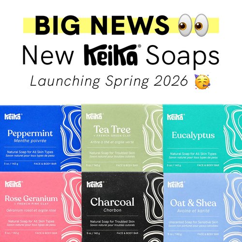 Keika Baby Soap Bar - Oat & Shea Unscented for Eczema Relief | 5 oz for Sensitive Skin