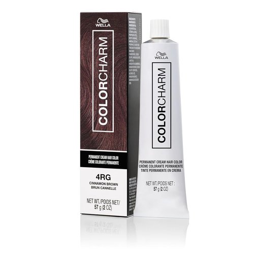 COLORCHARM Permanent Cream Hair Dye - 100% Gray Coverage | Vegan-Friendly Auburn & Red Violet Shades | 2 oz.