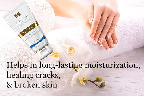 Salcoll Pure Bioactive Anti-Aging Hand Cream - Hypoallergenic Moisturizer for All Skin Types, 150 ml