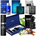 Scentown Men's Cologne Gift Set - Designer Sampler with Refillable Atomizer | Travel Size (0.17 Oz Each)