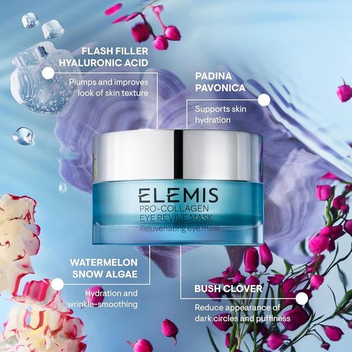 ELEMIS Pro-Collagen Eye Revive Mask - Anti-Wrinkle Treatment That Brightens & Hydrates for Youthful Eyes